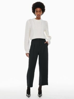 Aritzia Wilfred The Effortless Pant™ Cropped Size 4 Black
